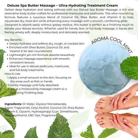 Deluxe Spa Massage Butter - Cool Mint