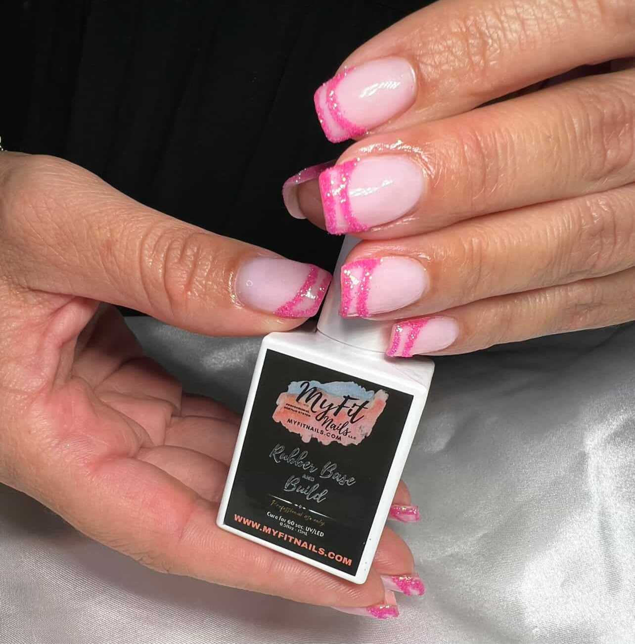 Rubber Base & Build Gel Polish - Snow Pink #6