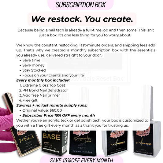 MyFit Nails PRO Essentials Reset Box - Subscription