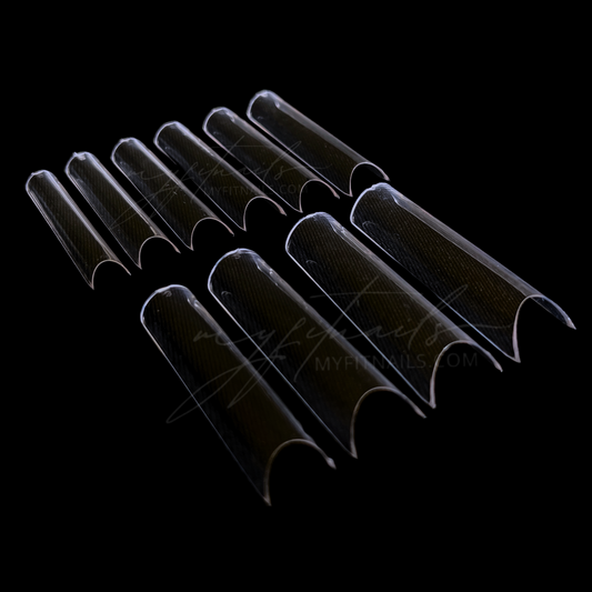 Nail Tips - Square - Extra Extra Long (C-Curved)