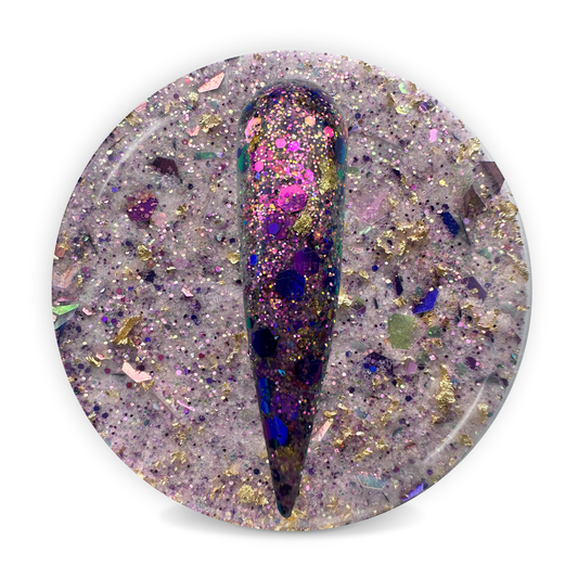 Acrylic System - Purple Diamonds - Pre-Mix