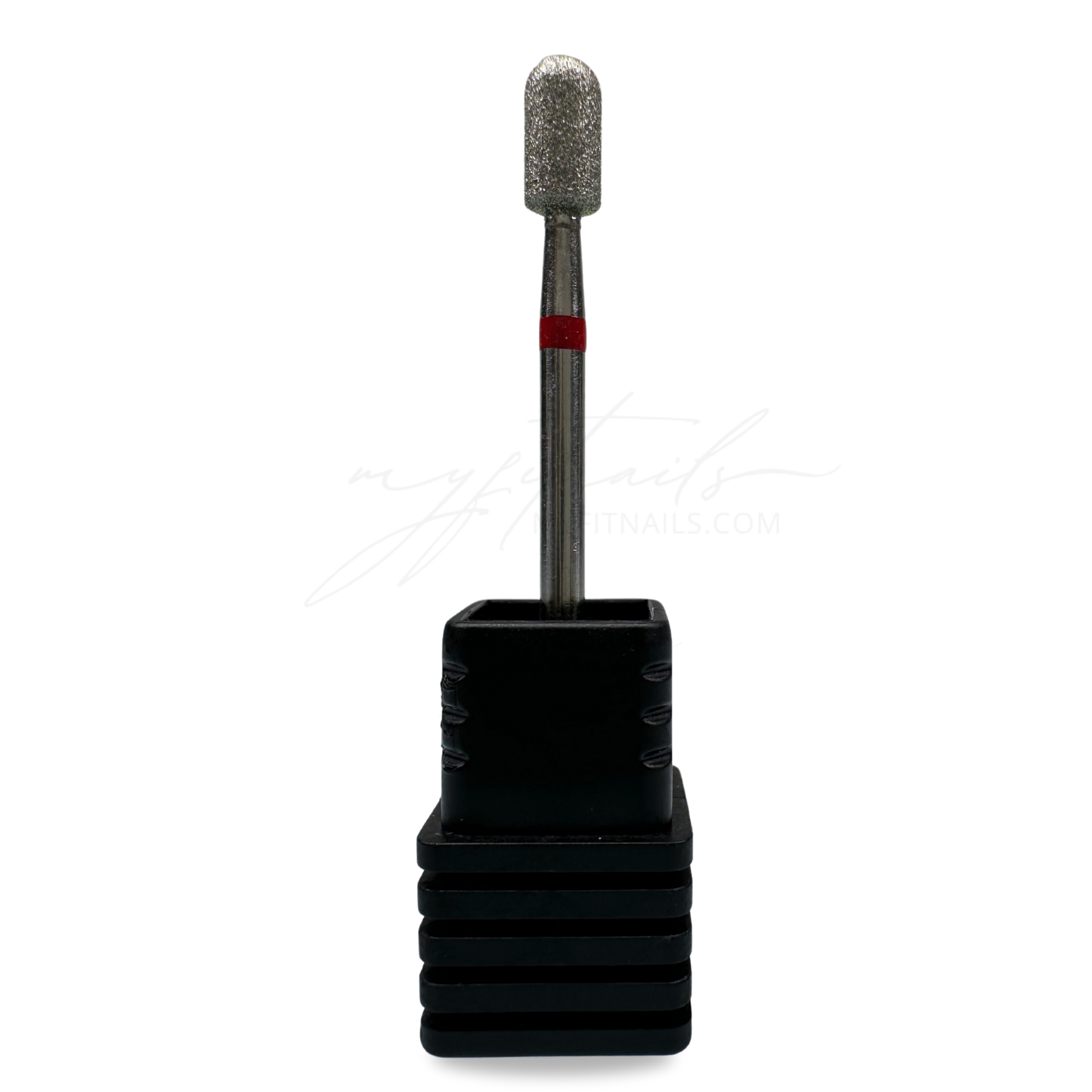 Rounded Diamond Nail Drill Bit - Fine (Red)
