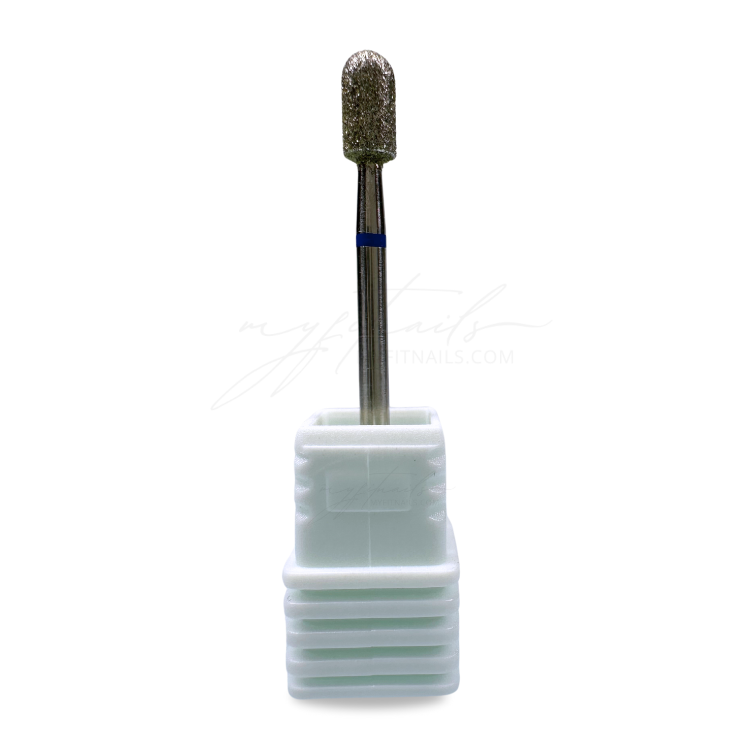 Rounded Diamond Nail Drill Bit - Medium (Blue)