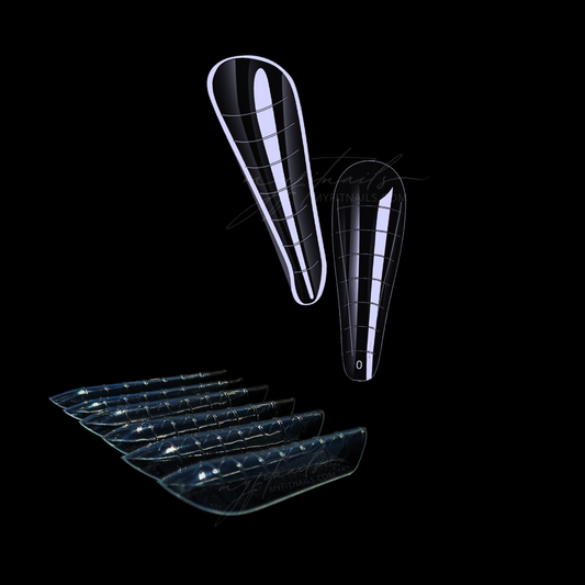 Dual Forms - Round/Stiletto French Tapered - Long (Pre-Pinched)