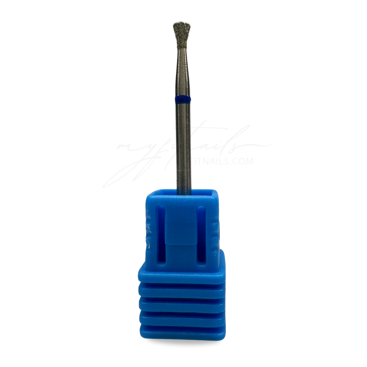 Inverted Cone Diamond Nail Drill Bit - Medium (Blue)