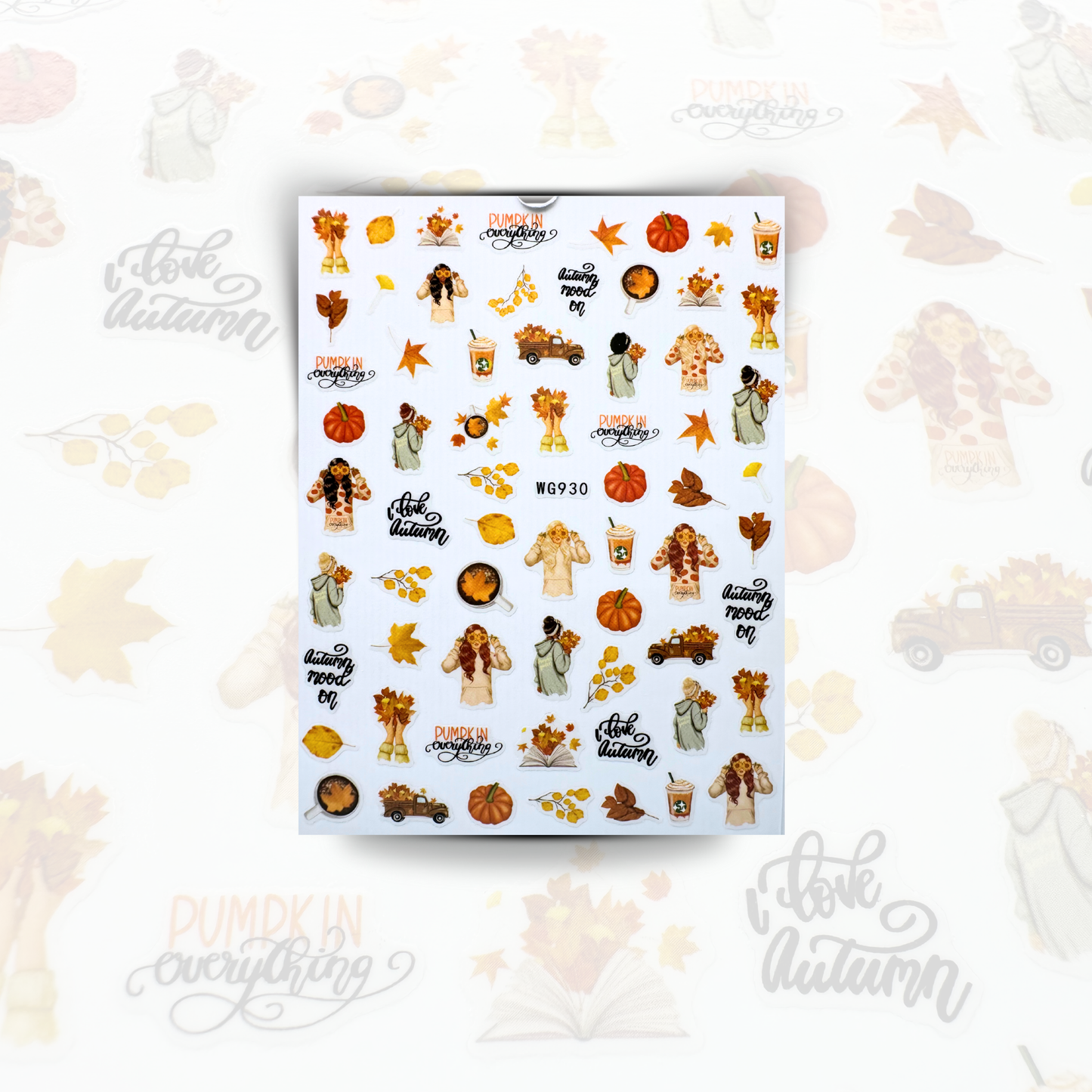 Nail Stickers - Fall Design #2