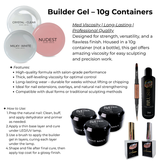 Builder Gel System - Beginner Kit 2 - 10g