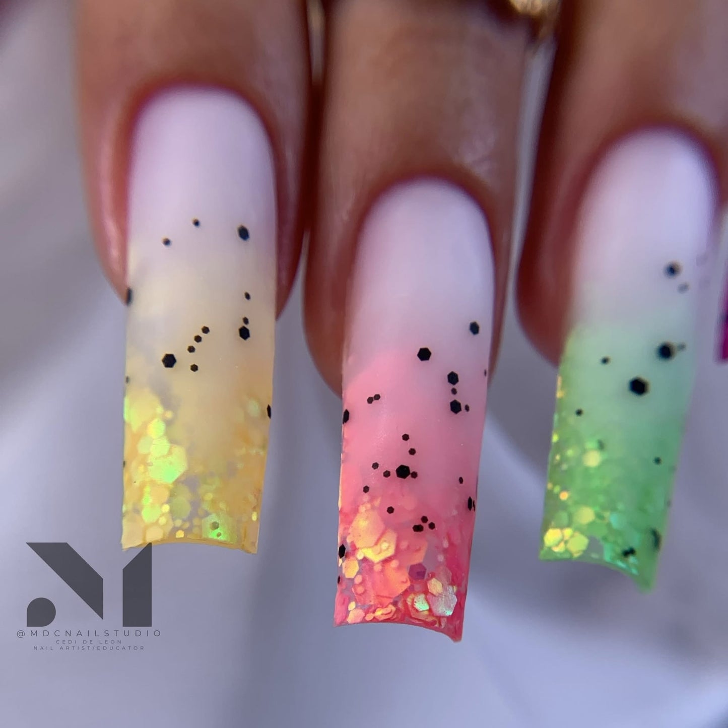 Nail Glitter - Cheer Green #G31