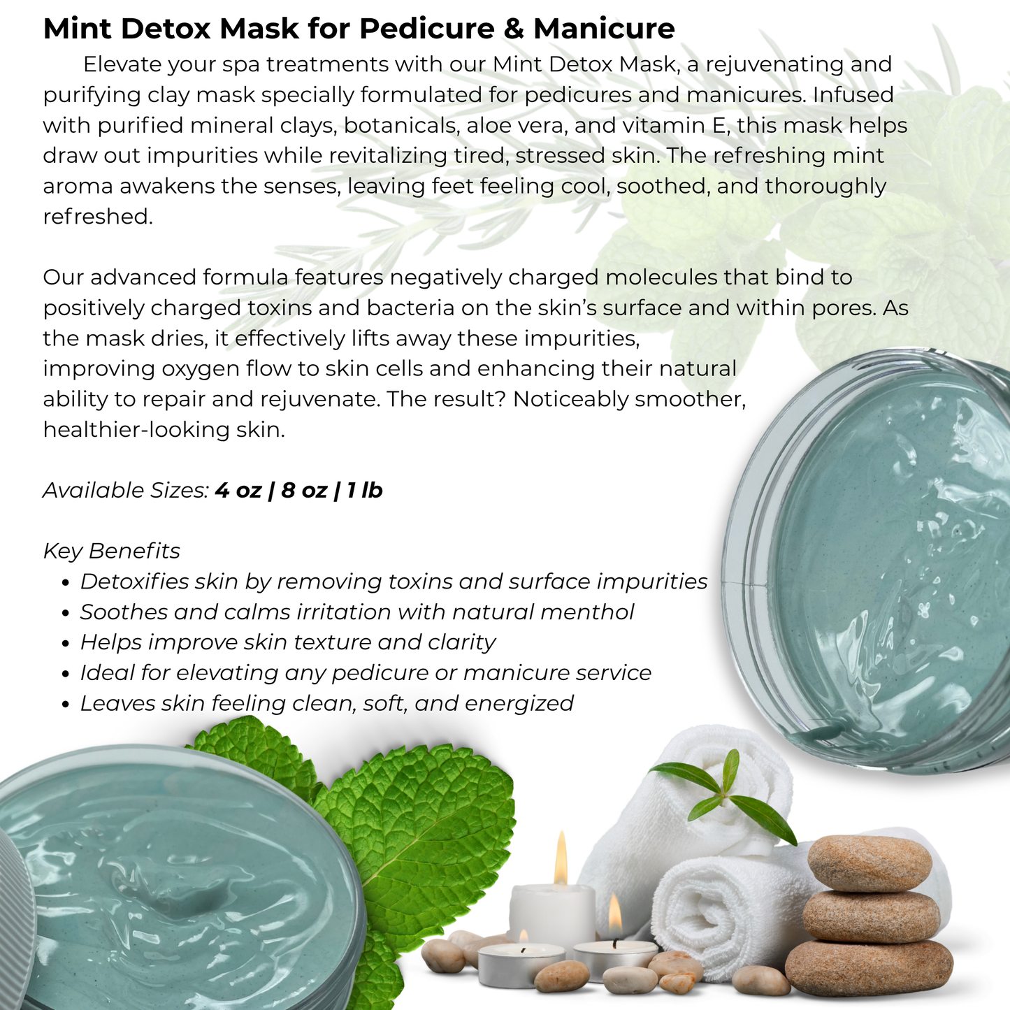 Deluxe Spa Detox Mask - Mint
