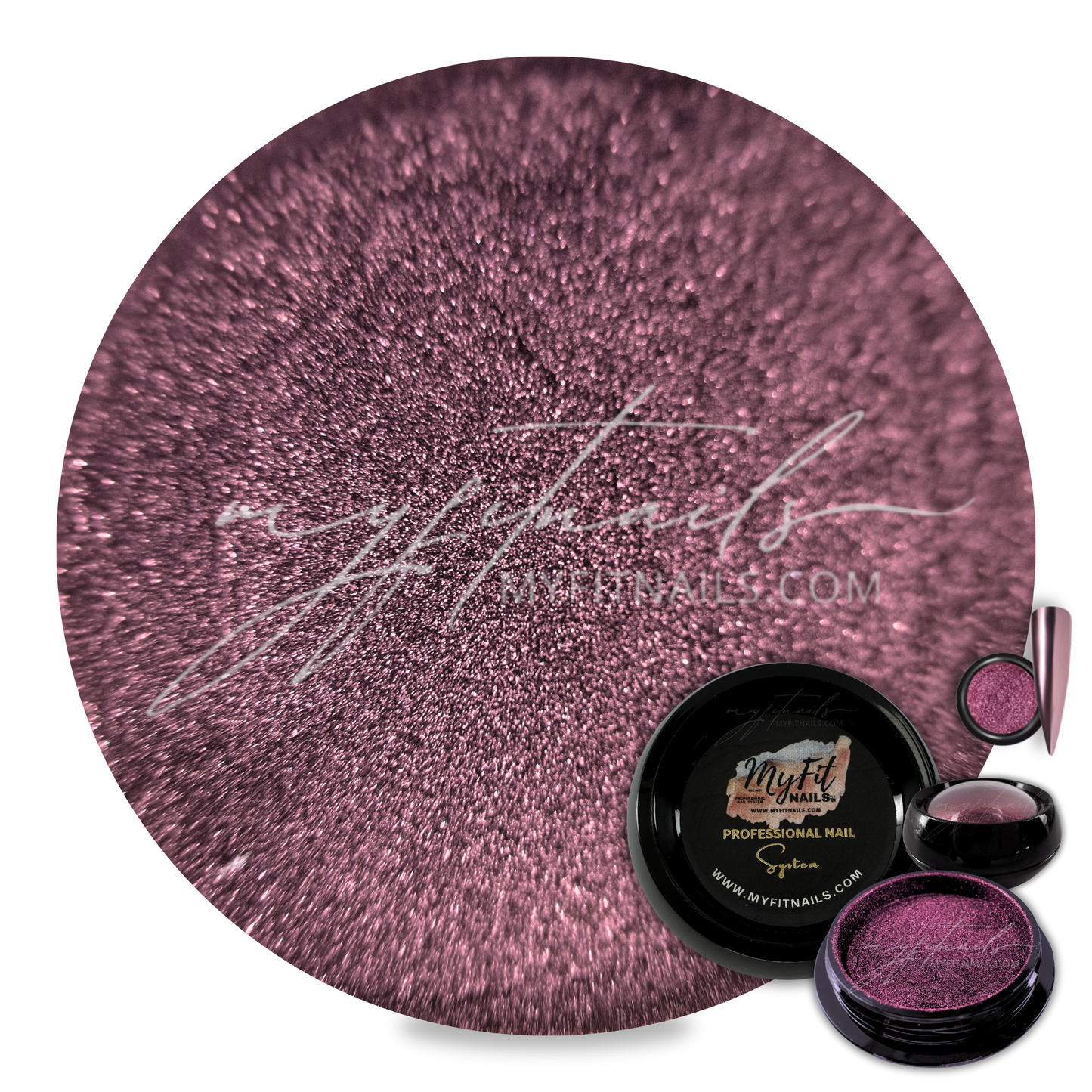 Chrome Nail Powder - Rose Gold #200-D