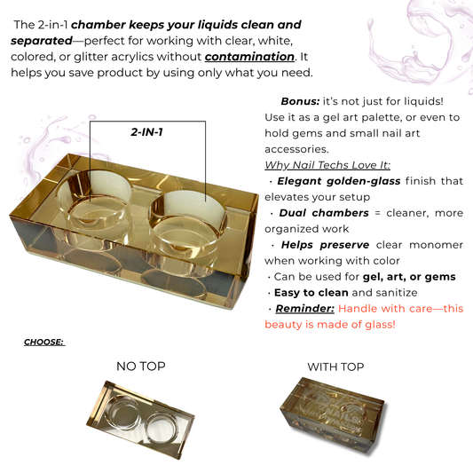 Dappen Dish (Optional Top)