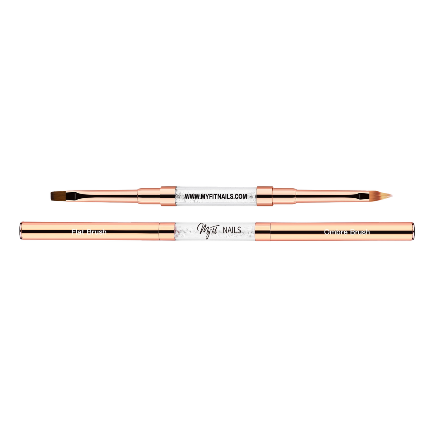Dual-Ended Flat & Ombre Brush