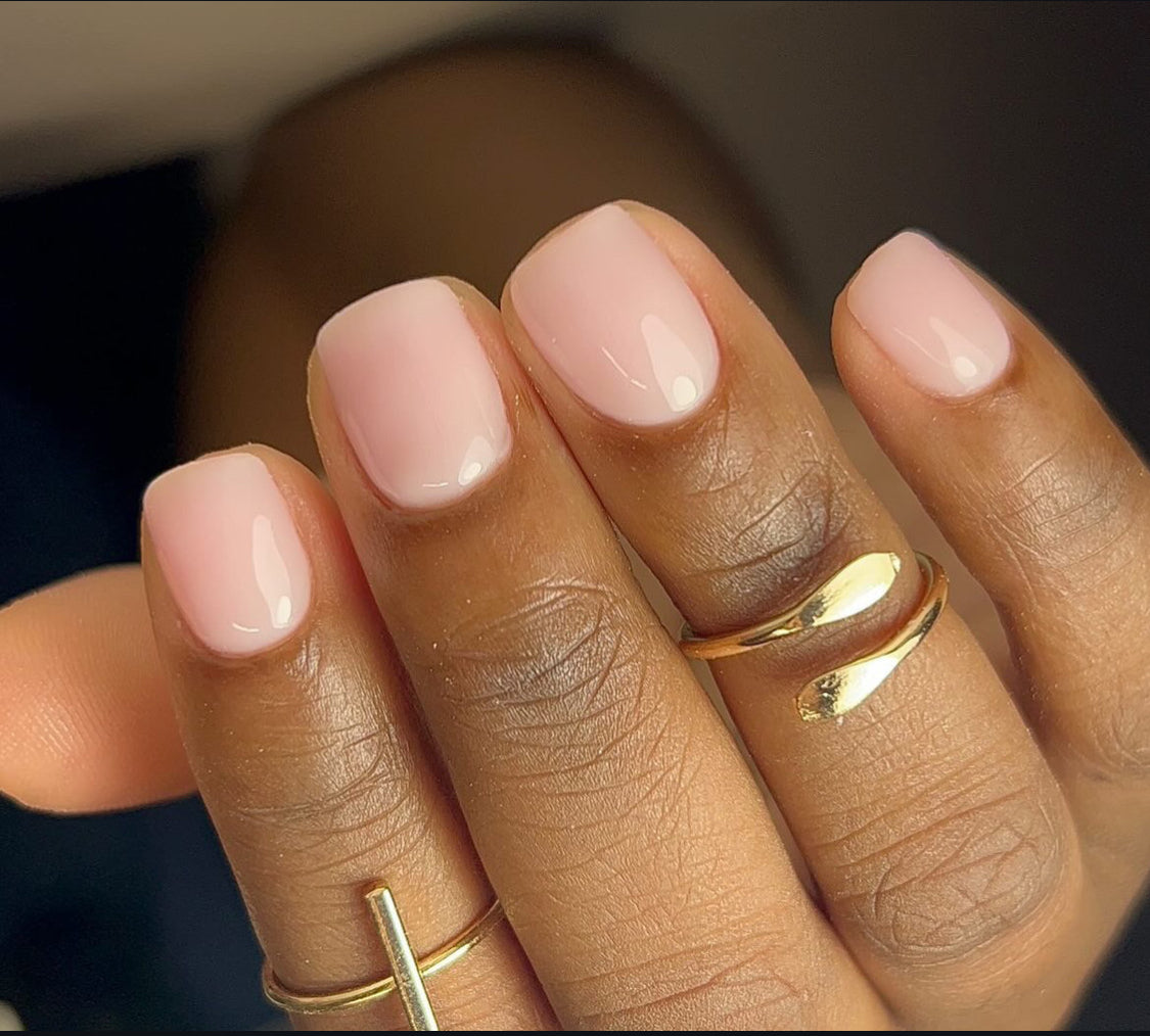 Rubber Base & Build Gel Polish - Snow Pink #6