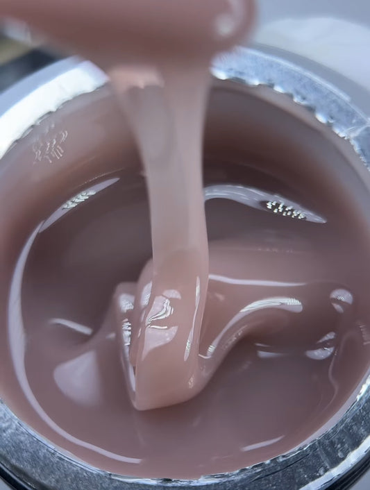 Builder Gel System - Whisper Nude Hard Gel - In a Pot