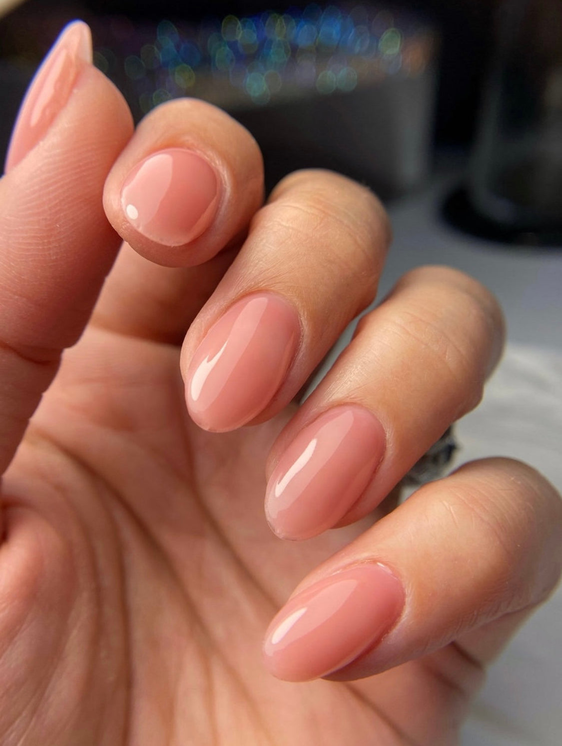 Rubber Base & Build Gel Polish - Natural Pink #1 (Translucent)