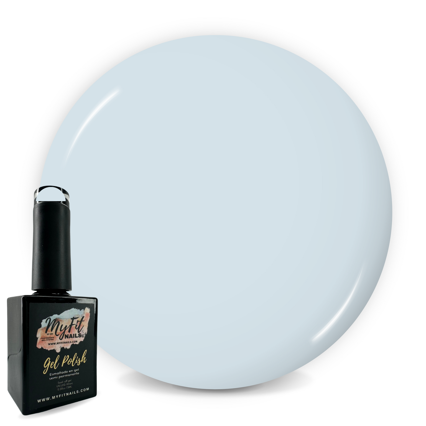 Gel Polish - Misty Blue #12