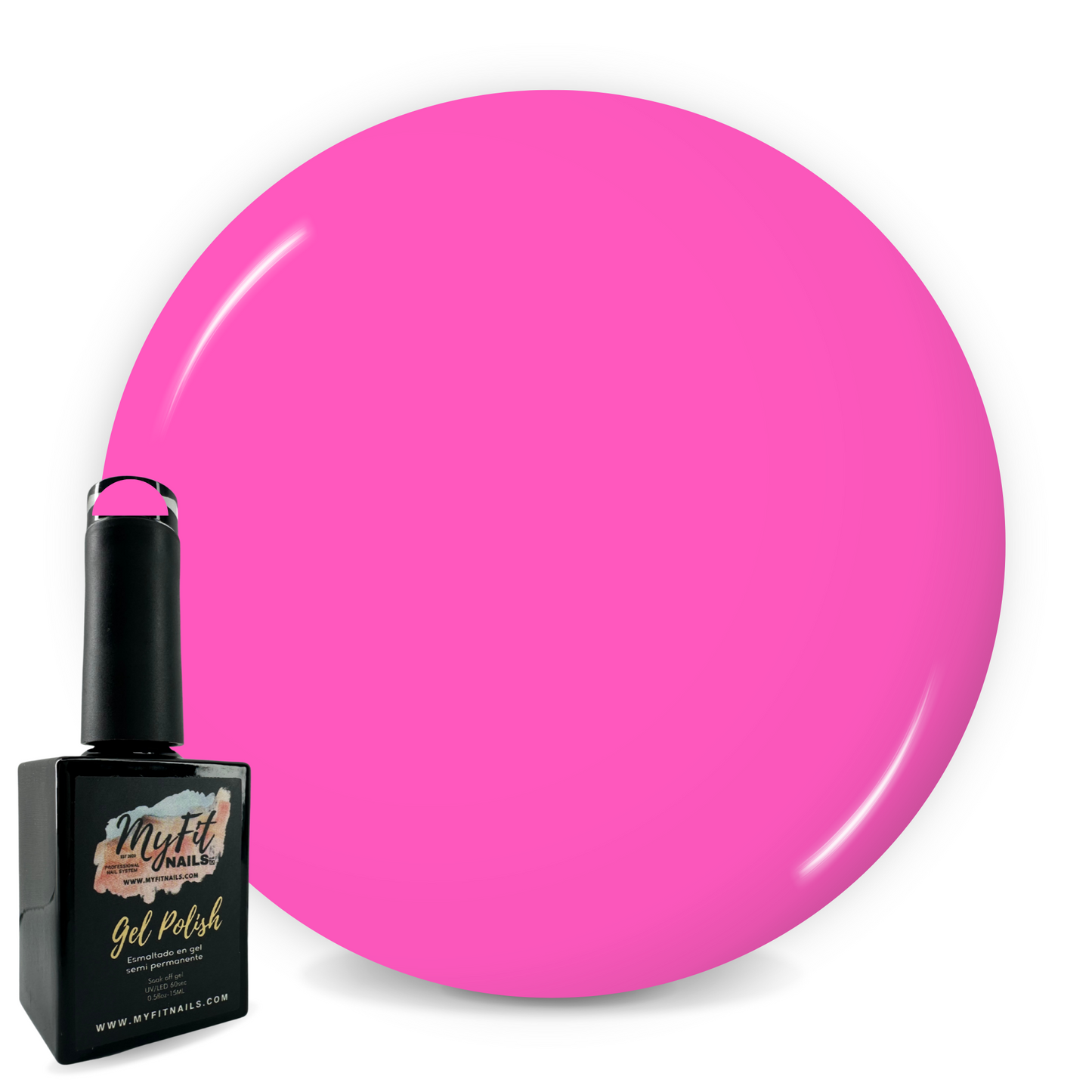 Gel Polish - Hot Pink #17