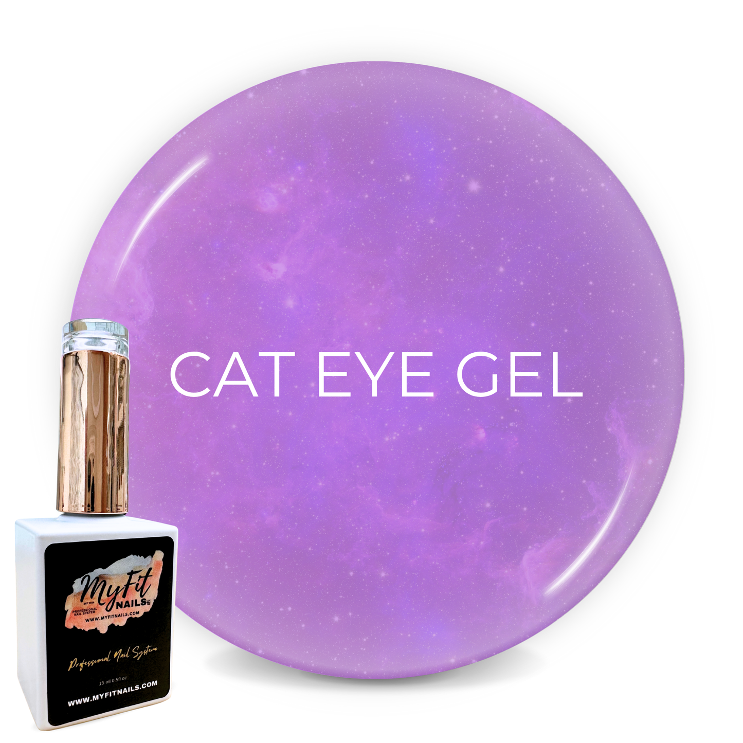 Gel Polish - Pink Violet Galaxy