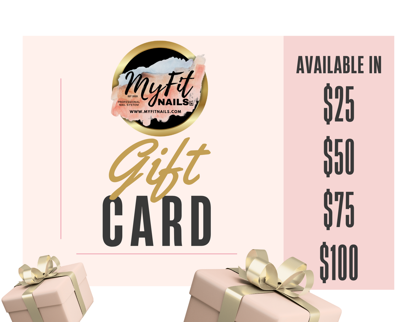 MyFit Nails E-Gift Card