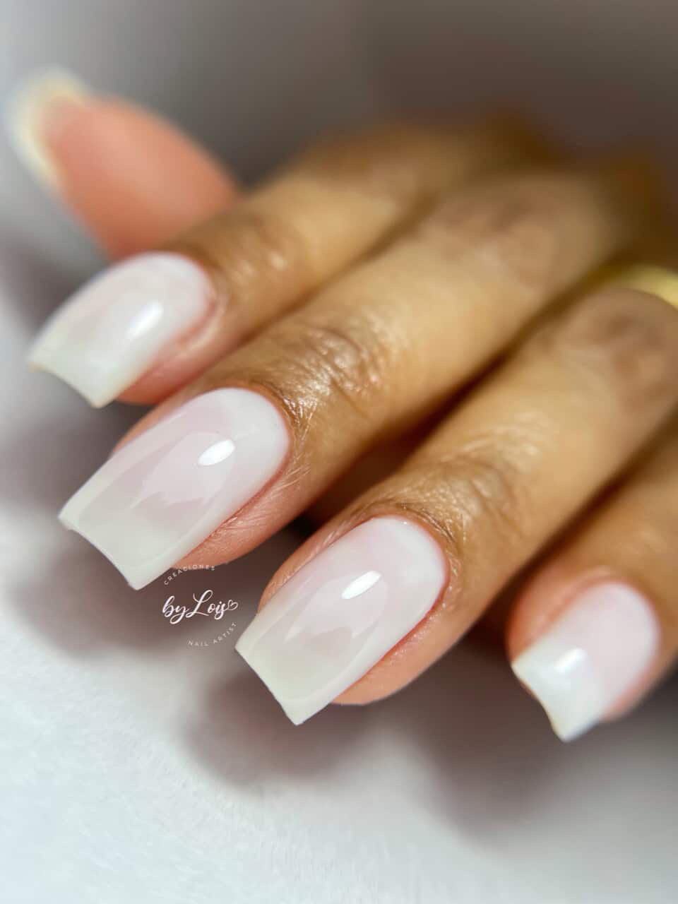 Rubber Base & Build Gel Polish - Aloe White #4 (Translucent)