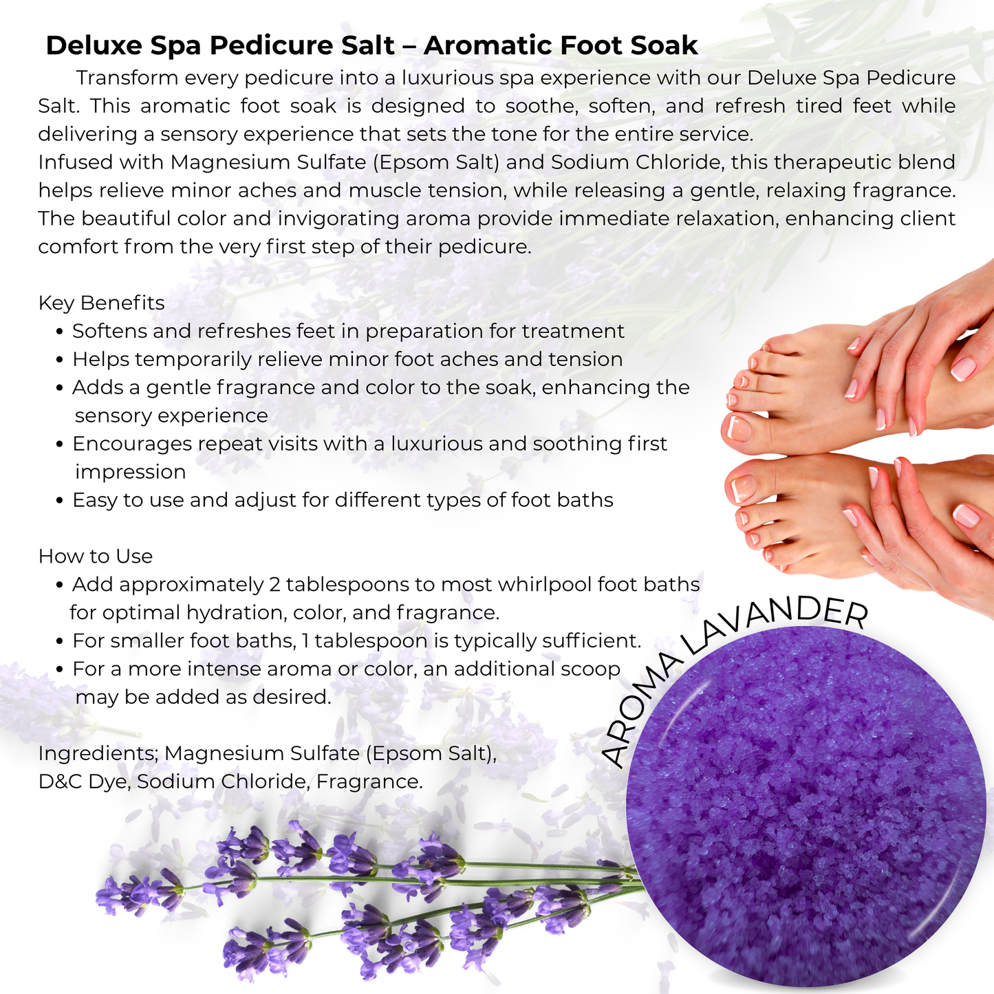 Deluxe Spa Salt - Lavender