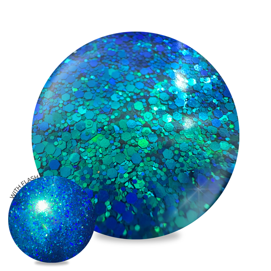 Nail Glitter - Blue Galaxy #G23