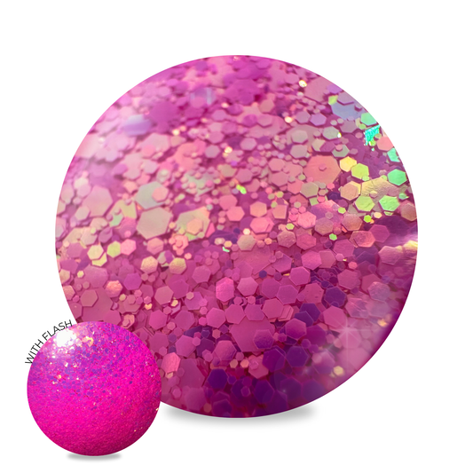 Nail Glitter - Cheer Pink #G28