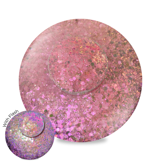 Nail Glitter - Radiant Pink #G9