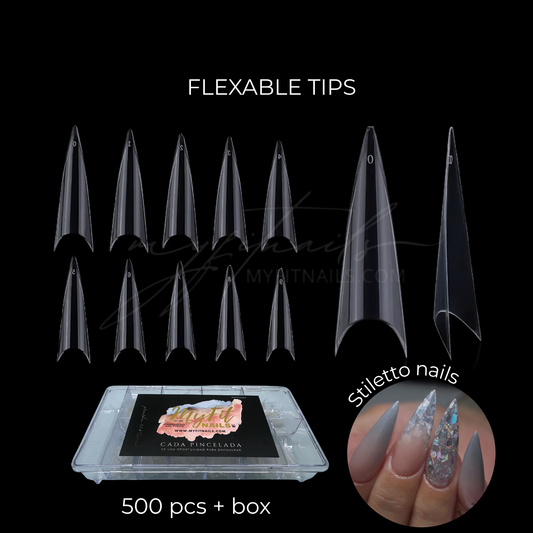 Nail Tips - Stiletto - Long