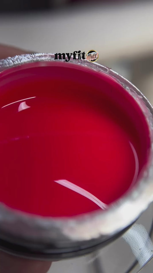 Builder Gel System - Passion Red Hard Gel - In a Pot