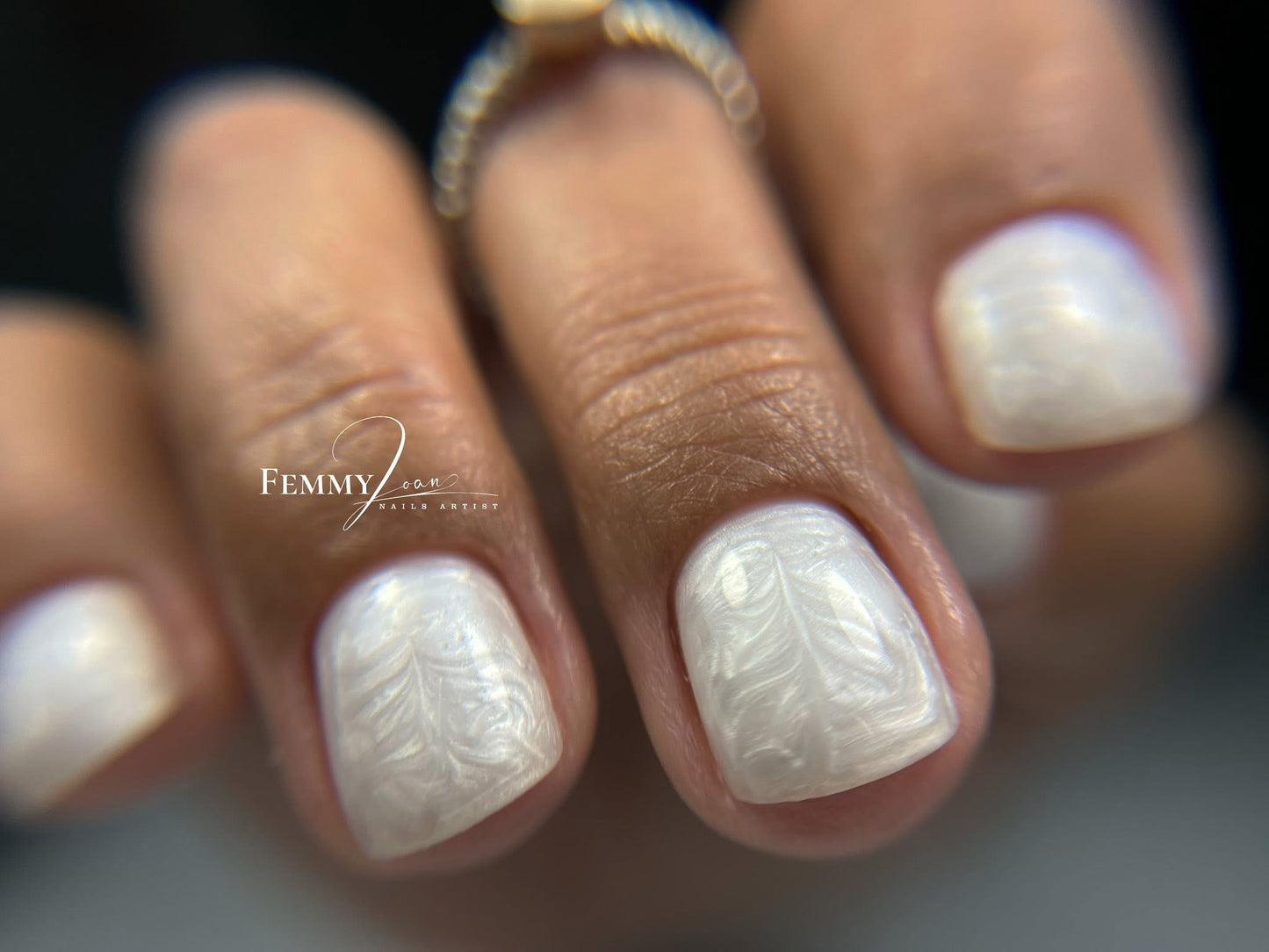 Builder Gel System - White Pearl Effect - 15g