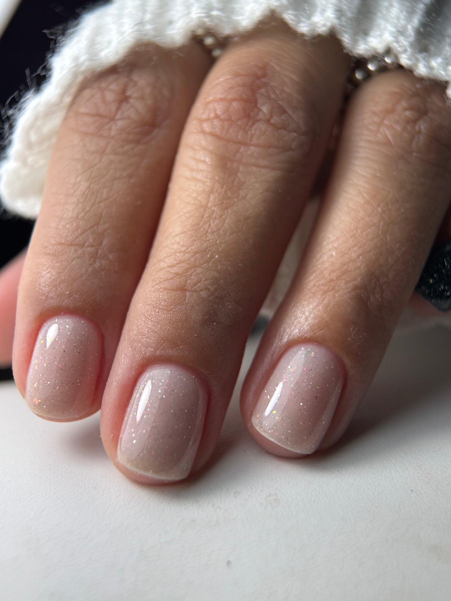 Builder Gel System - Shimmer Vintage Nude - Hard Gel - In a Pot