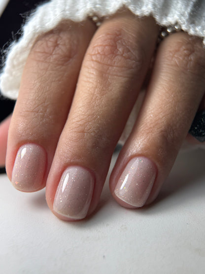 Builder Gel System - Shimmer Vintage Nude - Hard Gel - In a Pot