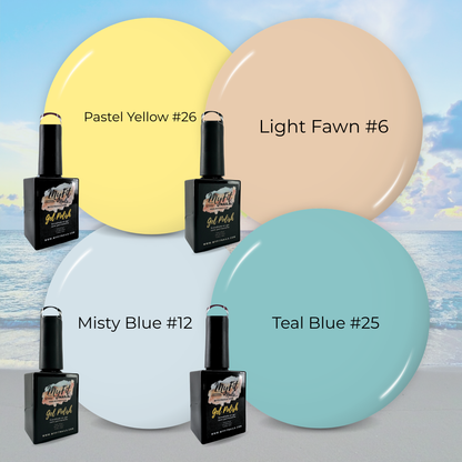 Gel Polish - Smooth Sunset – #06, #12, #25, #26 -  Bundle Deal