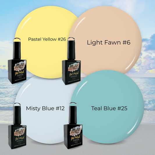 Gel Polish - Smooth Sunset – #06, #12, #25, #26 -  Bundle Deal
