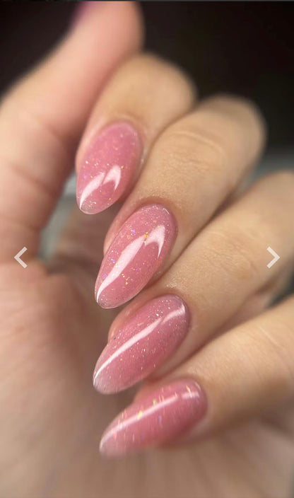 Builder Gel System - Shimmer Blush Mauve Hard Gel - In a Pot