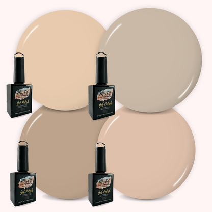 Nude Gel Polish - Bundle Deal – #4, #5, #6,#7