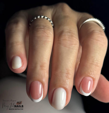 Builder Gel System - White Hard Gel - In a Pot
