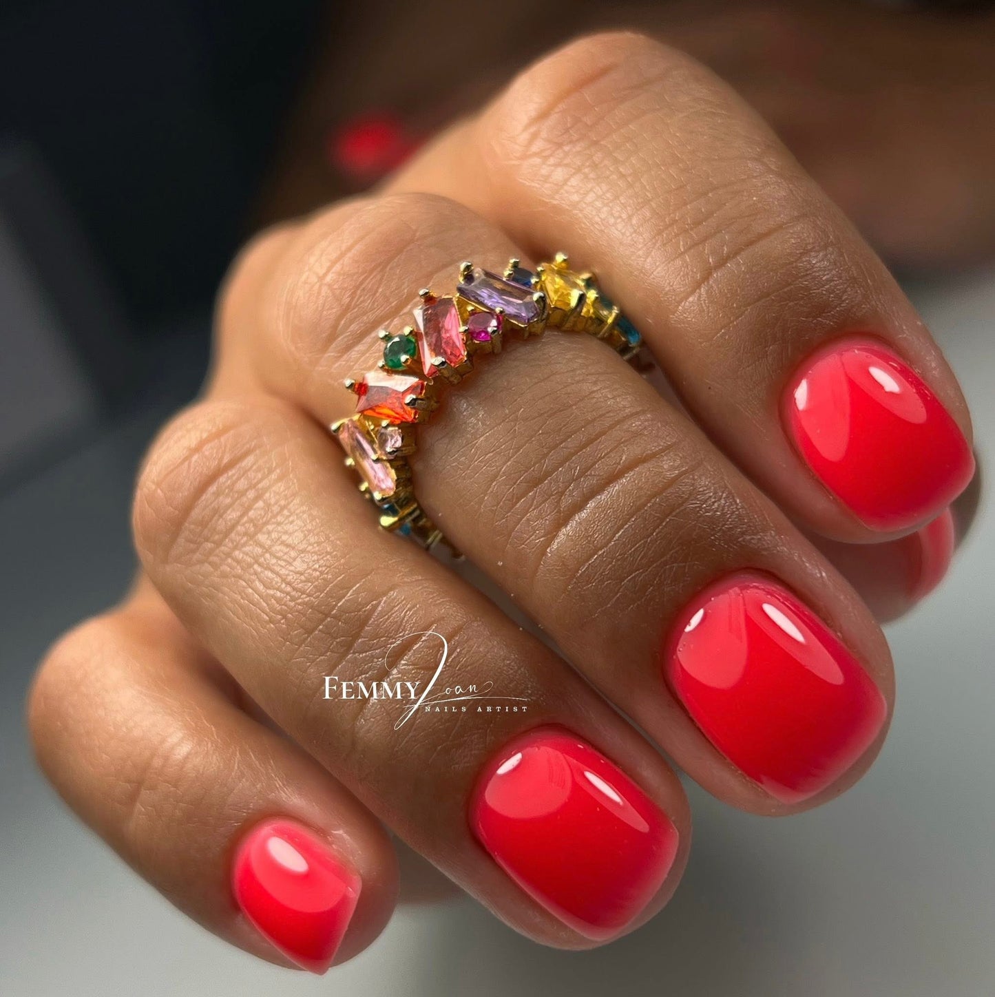 Builder Gel System - Passion Red Hard Gel - In a Pot