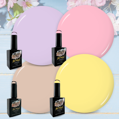 Gel Polish - Pastel Dreams Collection - Bundle deal - #3, #26, #27, #30