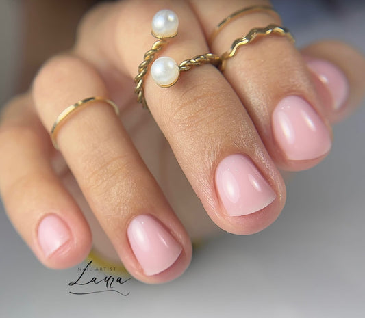 Builder Gel System - Bare Blush Hard Gel - In a Pot