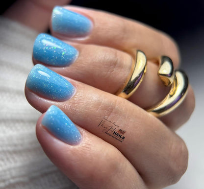 Builder Gel System - Shimmer Sky - Hard Gel - In a Pot