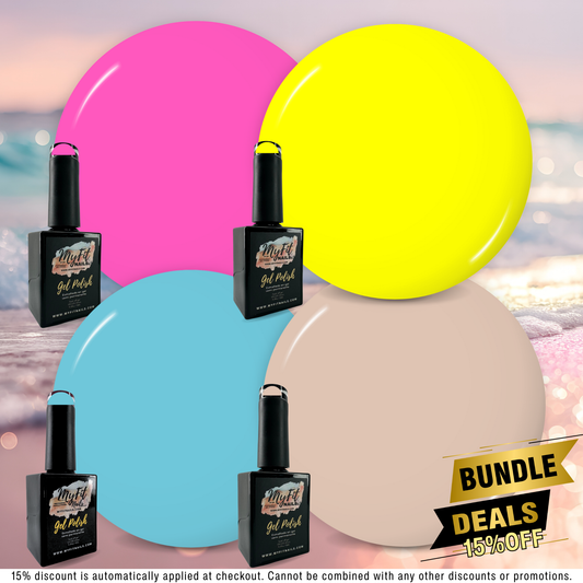 Gel Polish - Sunset Sorbet - Bundle Deal – #03, #11, #17, #24