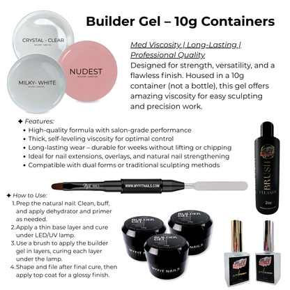Builder Gel System - Beginner Kit 4 - 10g (NEW)