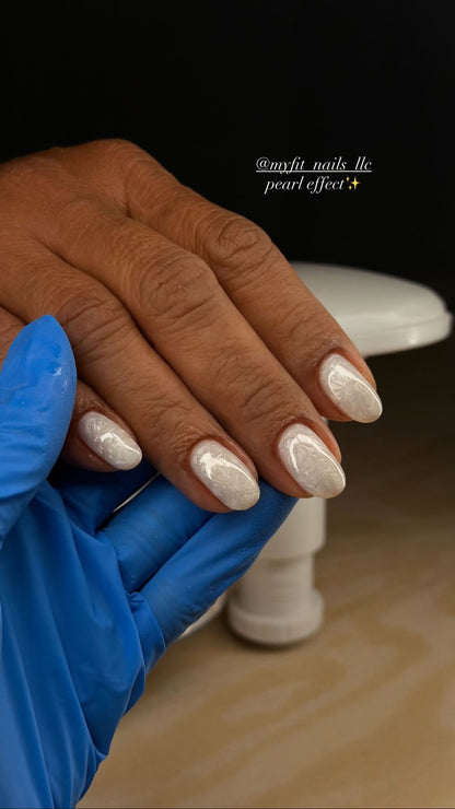 Builder Gel System - White Pearl Effect - 15g