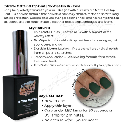 Extreme Finish Duo – Gloss & Matte Gel Top Coats