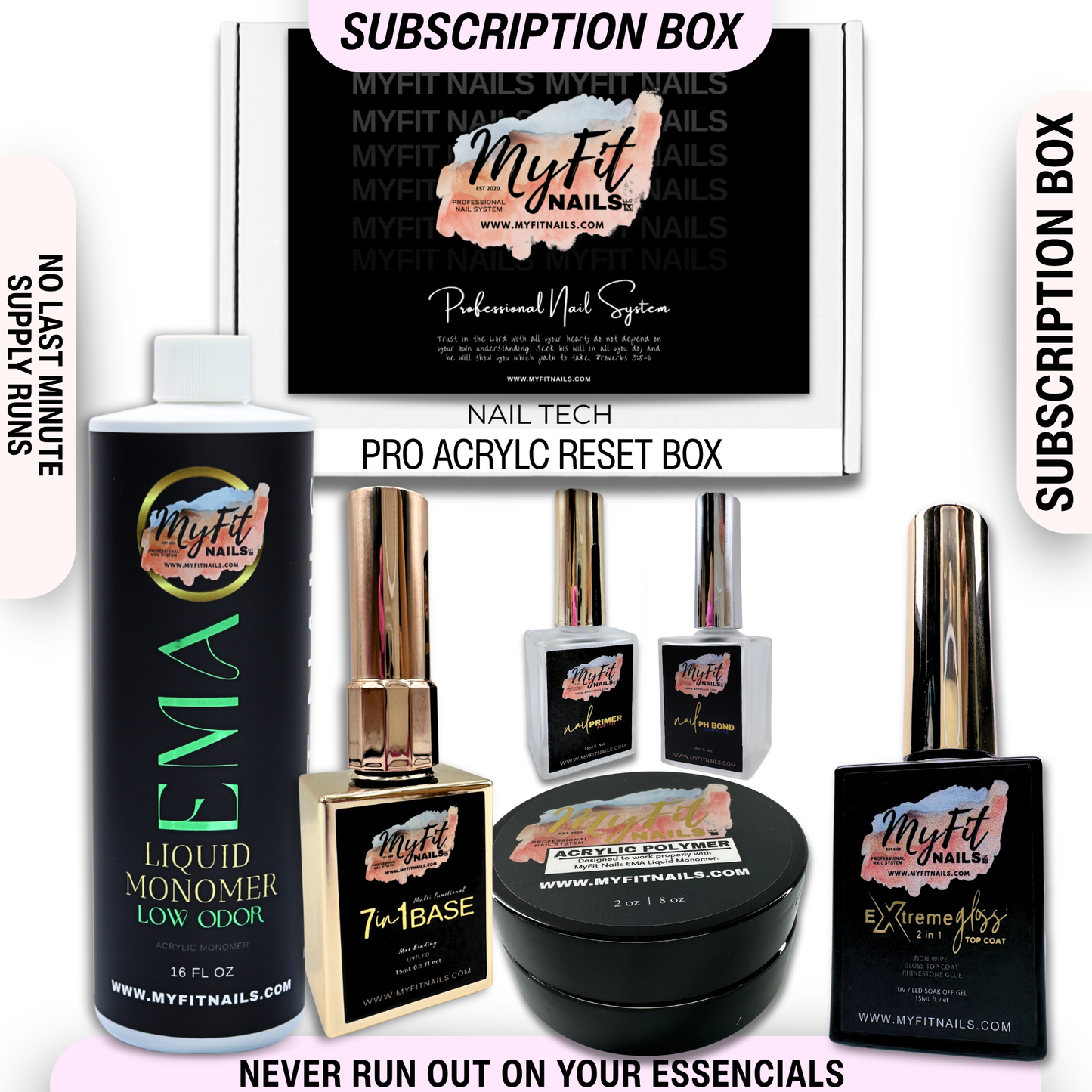 PRO Acrylic Reset Box  - Subscription