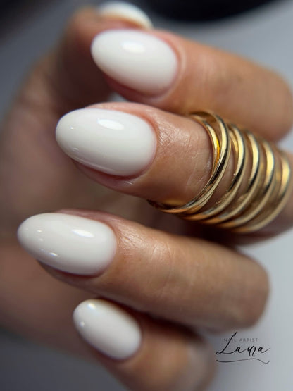 Builder Gel System - White Hard Gel - In a Pot