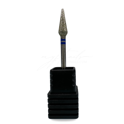 Cone Diamond Nail Drill Bit - Medium (Blue)