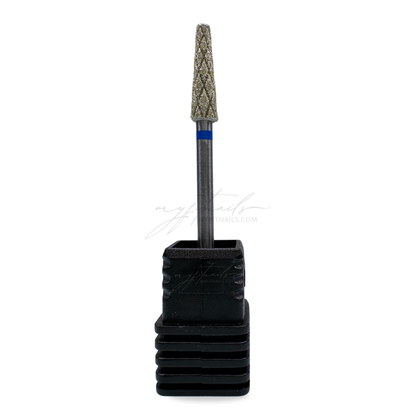 Long Harlequin Cone Nail Drill Bit - Medium (Blue)